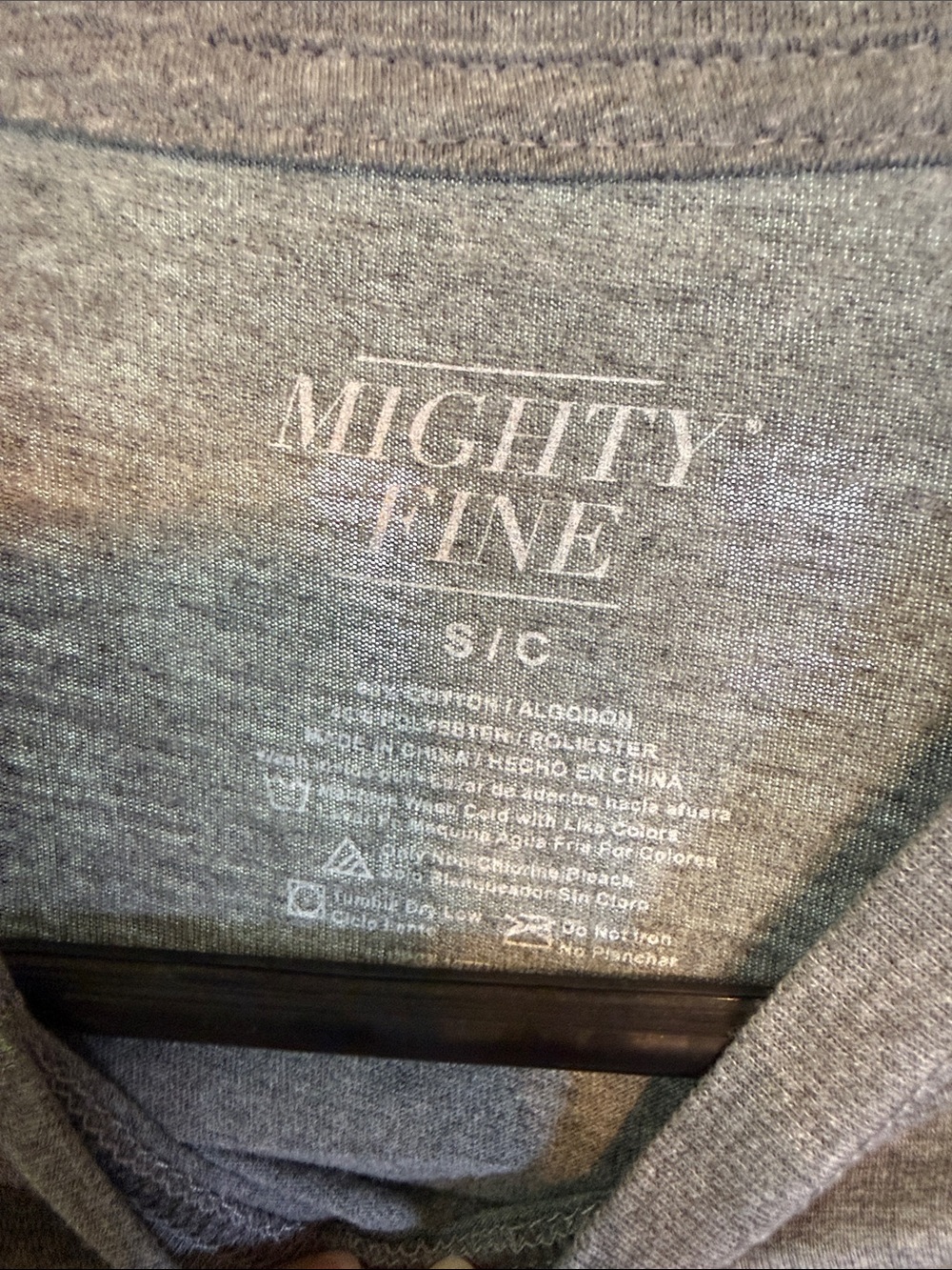 Mighty Fine Nashville Music City USA Graphic‎ T-Shirt Heather Grey Womens Small - Picture 2 of 3